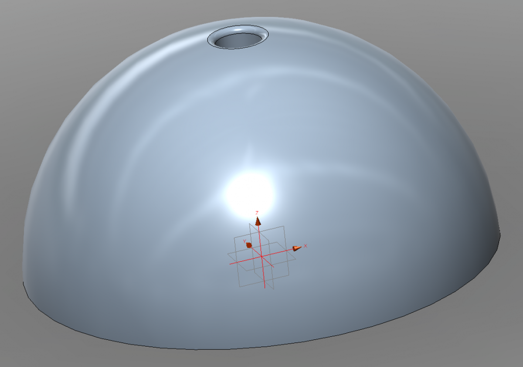 Hemisphere in 123D