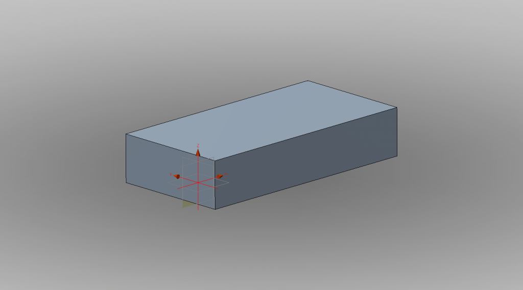 Calibration object designed in 123D.